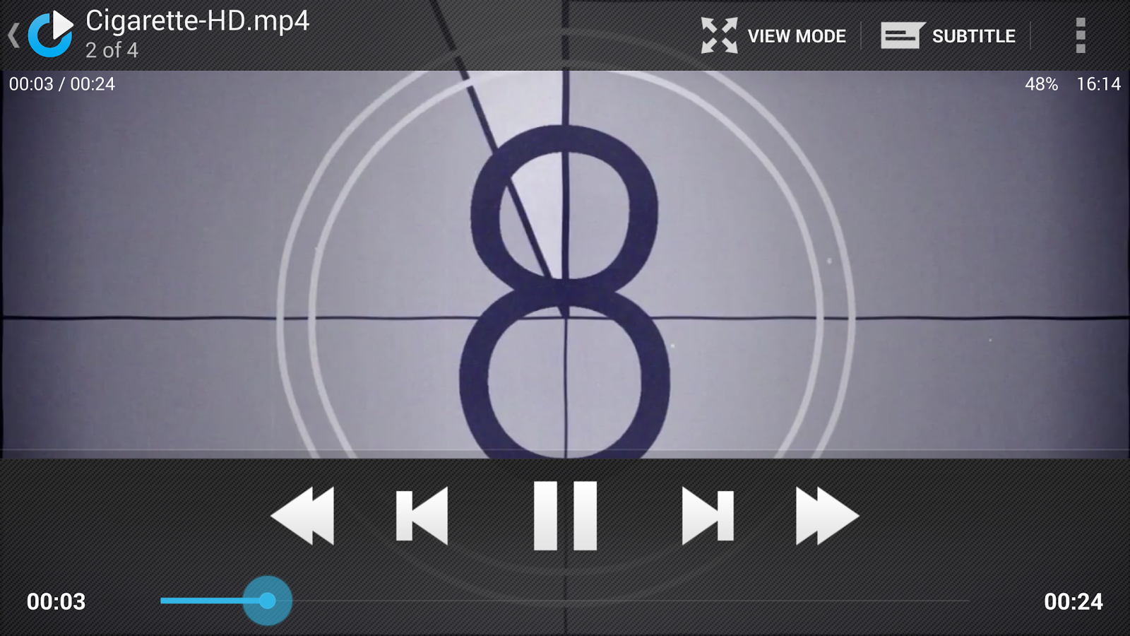 mVideoPlayer screenshot