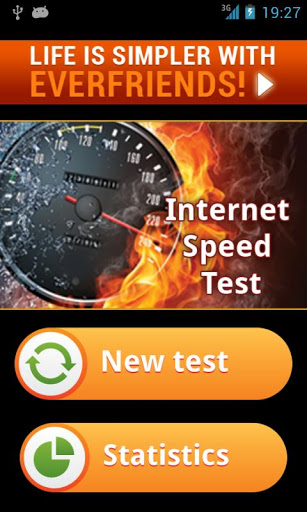 Internet Speed Test - screenshot of application