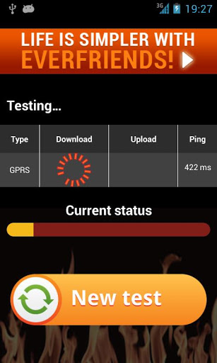 Internet Speed Test - screenshot of application