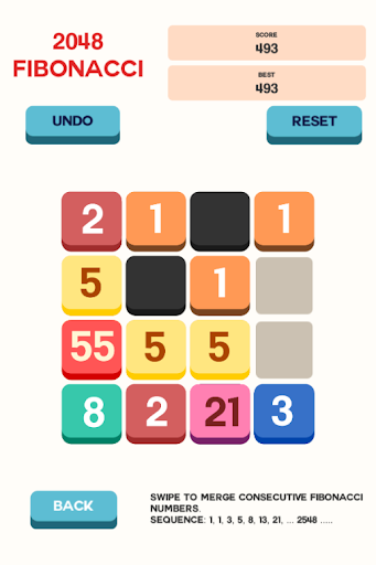 2048 fibonacci game online