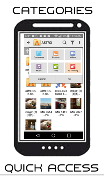 ASTRO File Manager screenshot