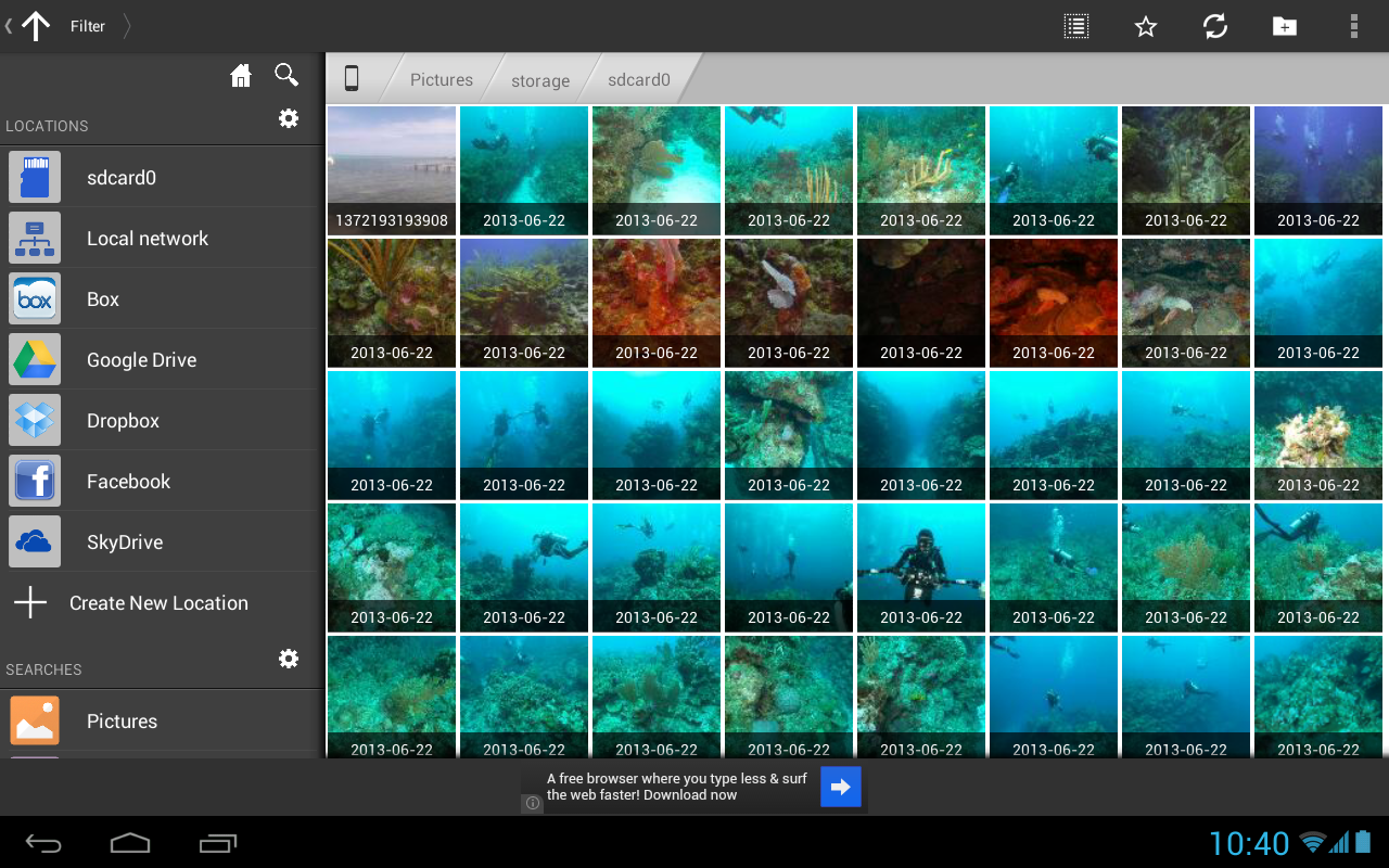 ASTRO File Manager screenshot