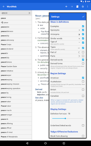 download the last version for android WordWeb Pro 10.34