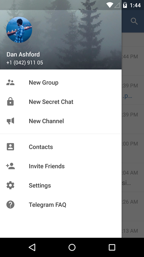 Telegram screenshot