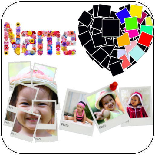 letter shape collage maker