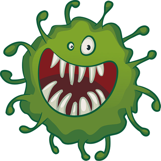 Virus Disegno Png / Cartoon Virus Character Vector ...