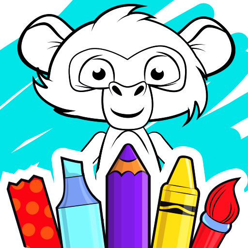 kids animal colouring game for android  download  cafe bazaar