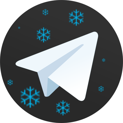 black telegram logo