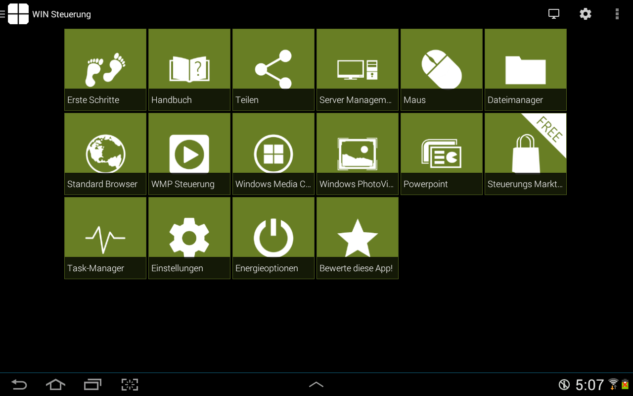 Remote app win