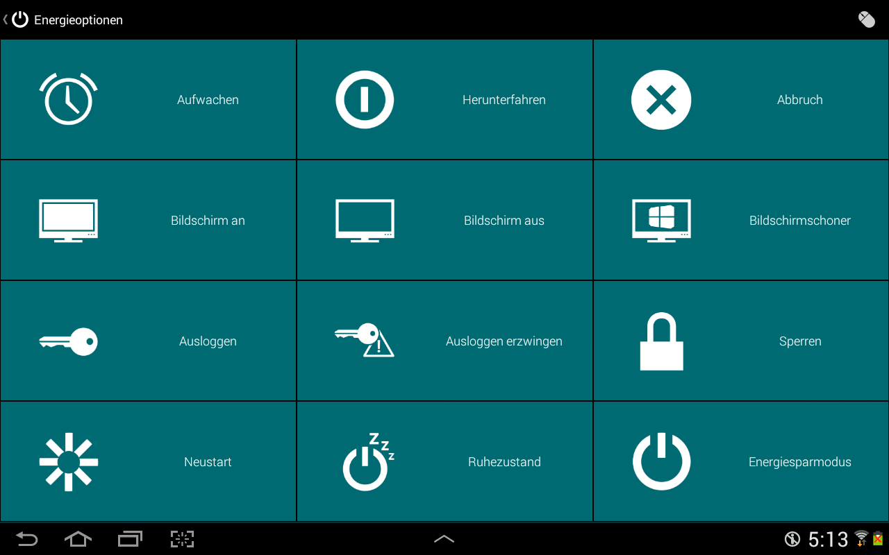 Remote app win