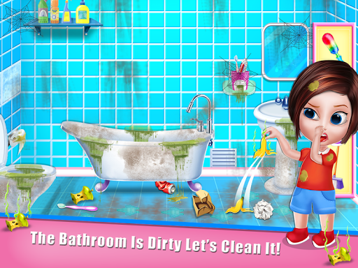 House Cleaning Home Cleanup Girls Game   Com.beeiplay.houseclean.games.forgirls Screenshots 2 