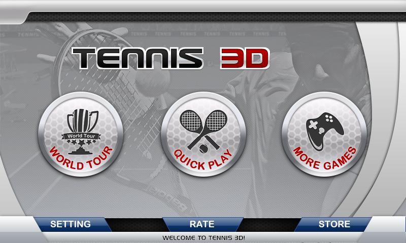 Tennis 3D screenshot
