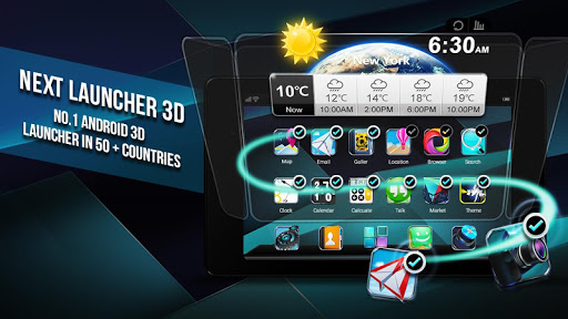 Next Launcher 3D Shell Lite 3.7.6.1 APK + Мод (треснувший) за Android