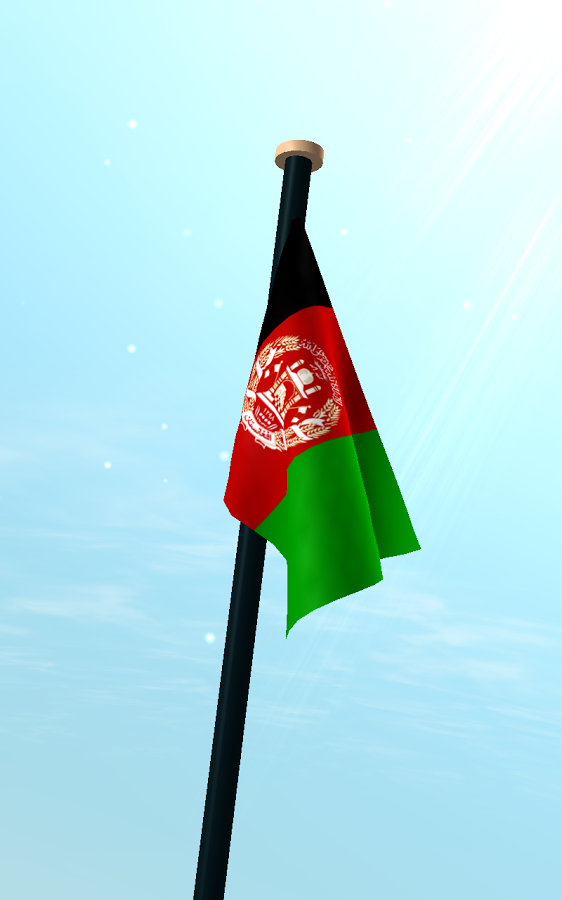 دانلود عکس متحرک پرچم افغانستان