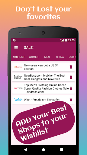 برنامه SALE! - Cheap China Clothes Online Shopping app ...