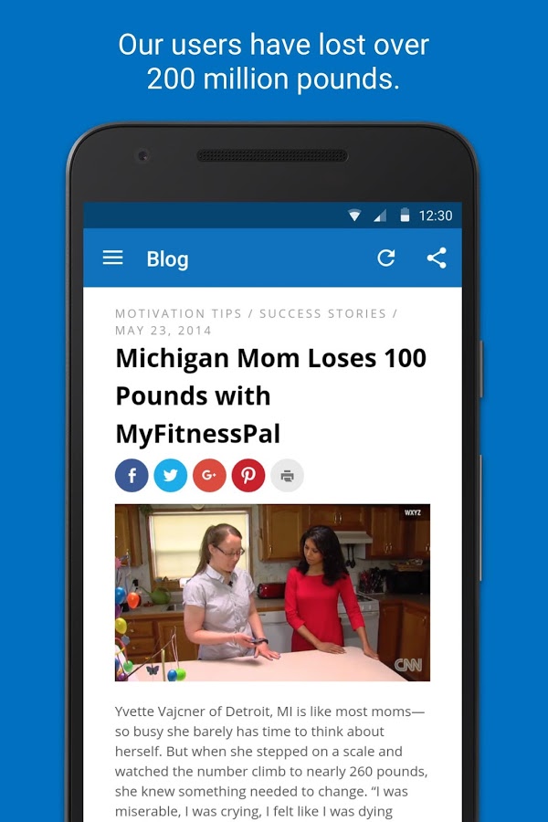 myfitnesspal app free