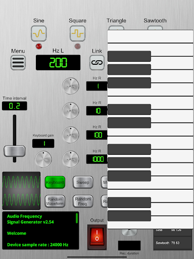 برنامه Audio Frequency Signal Generator - دانلود | کافه بازار