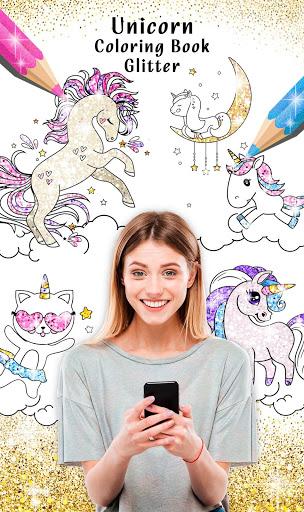 Download Unicorn Coloring Book Glitter For Android Download Cafe Bazaar