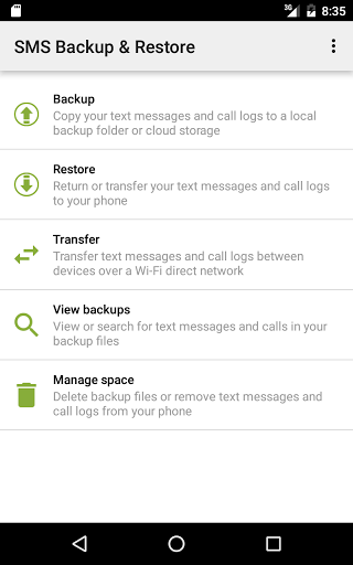 sms backup and restore