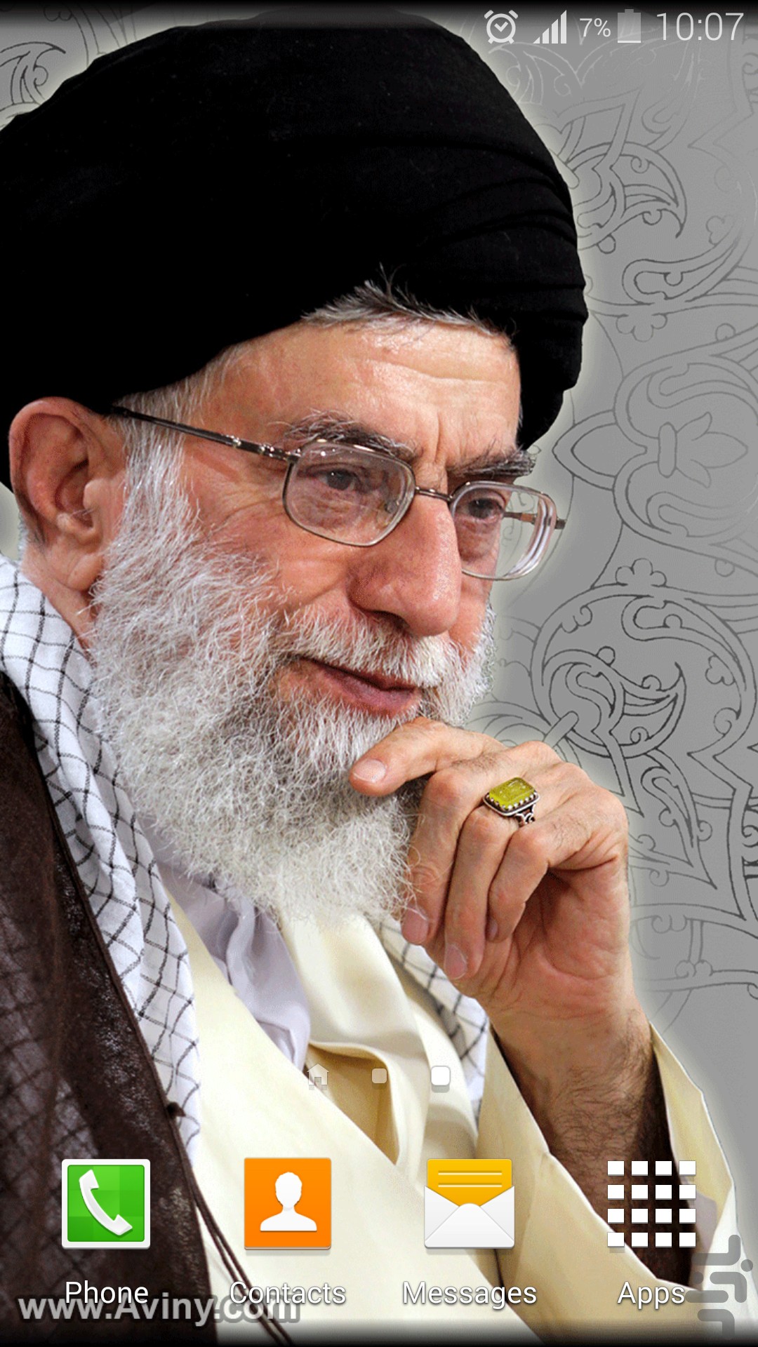 پس زمینه گوشی خامنه ای