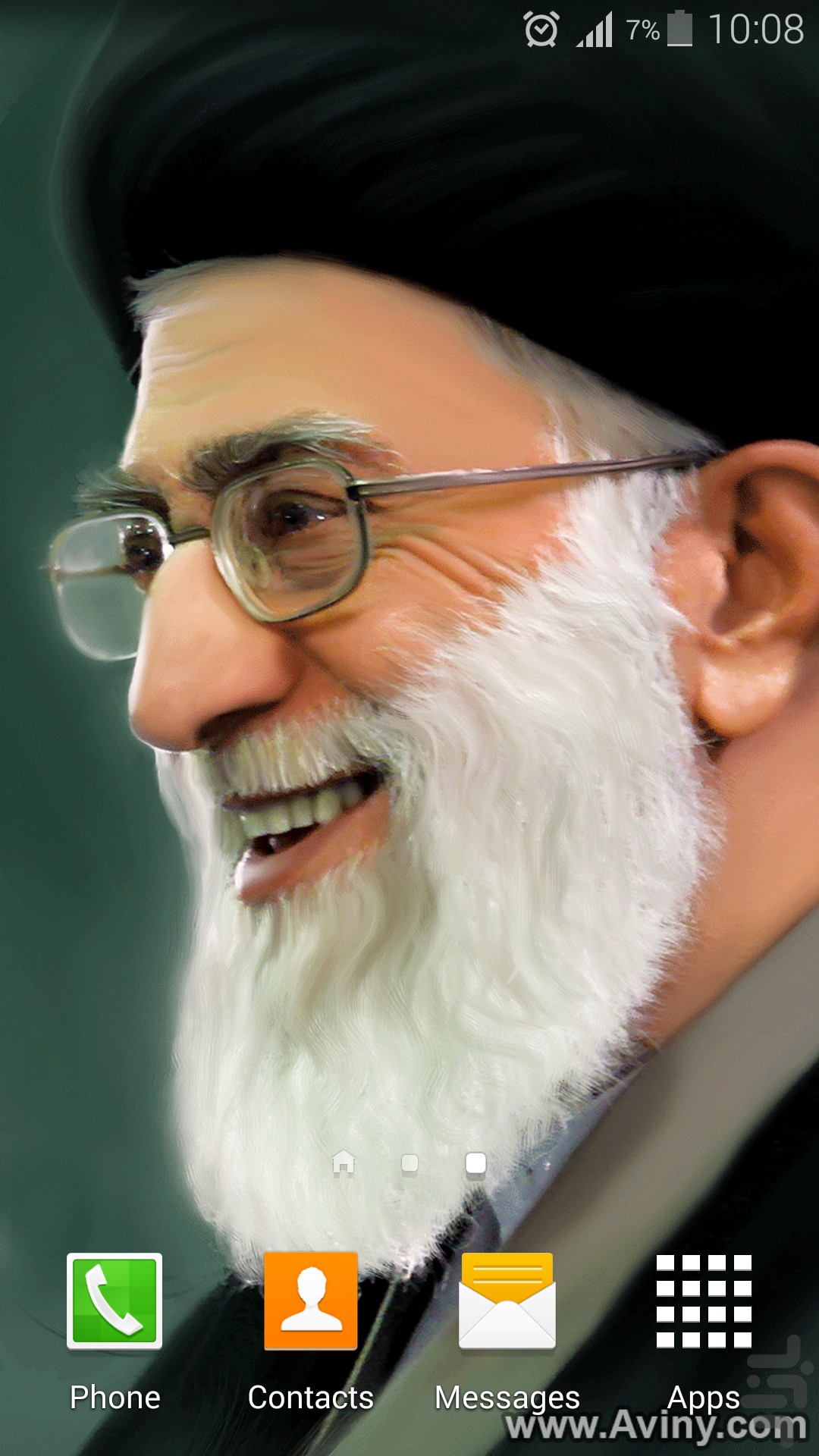 پس زمینه گوشی خامنه ای