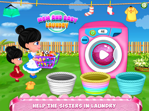 baby washing clothes games