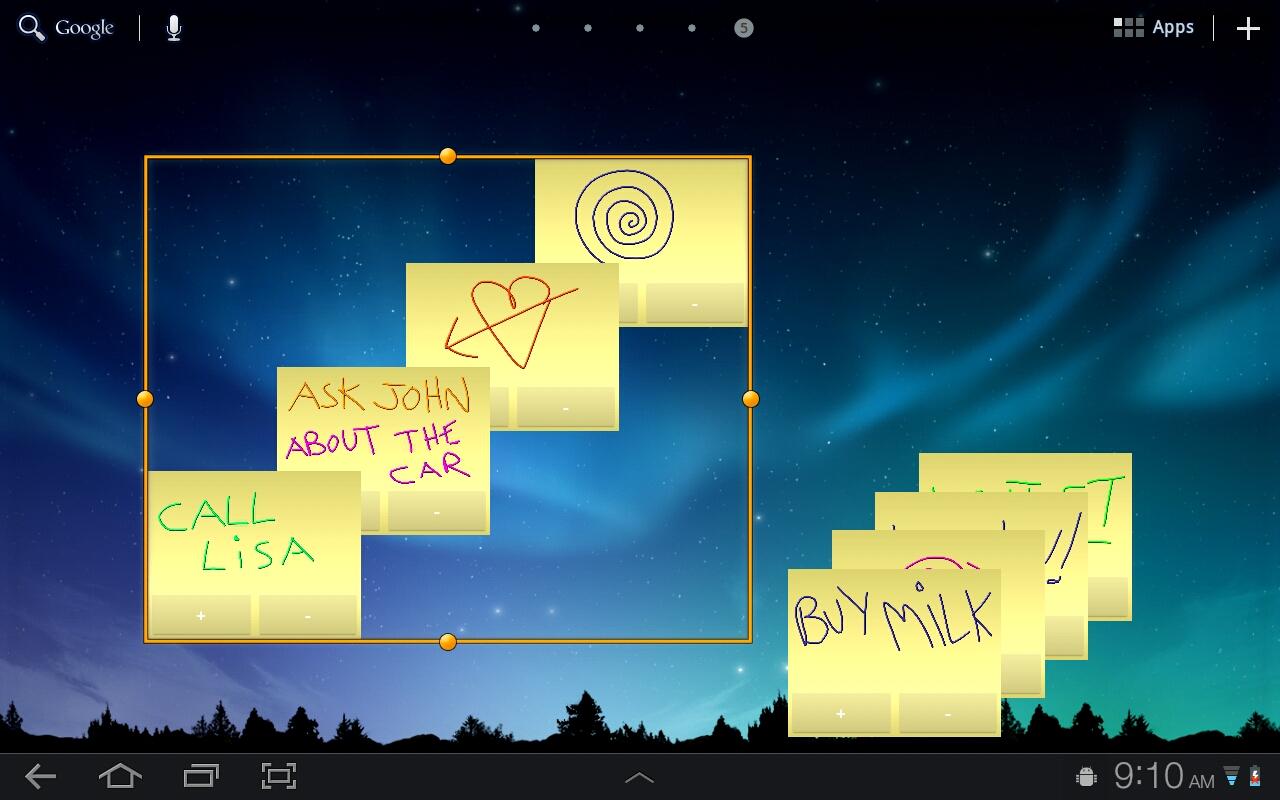 best sticky notes widget for android galaxy s5