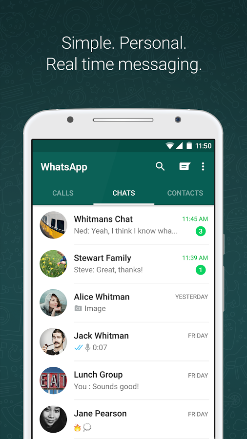 WhatsApp screenshot