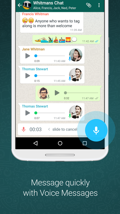 WhatsApp screenshot