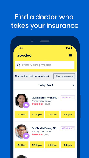 zocdoc family doctor