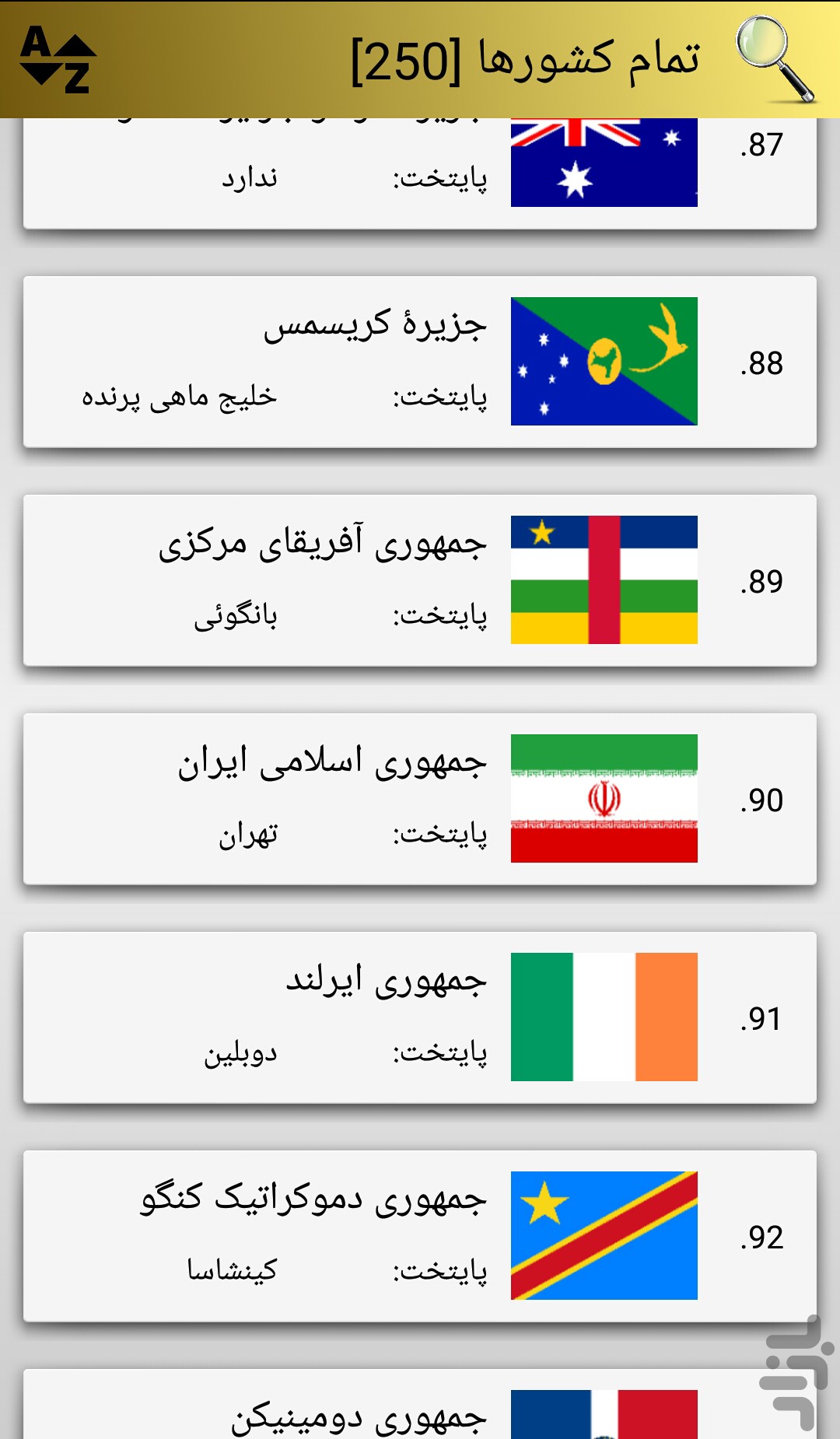 عکس پرچم کشور ها با نام