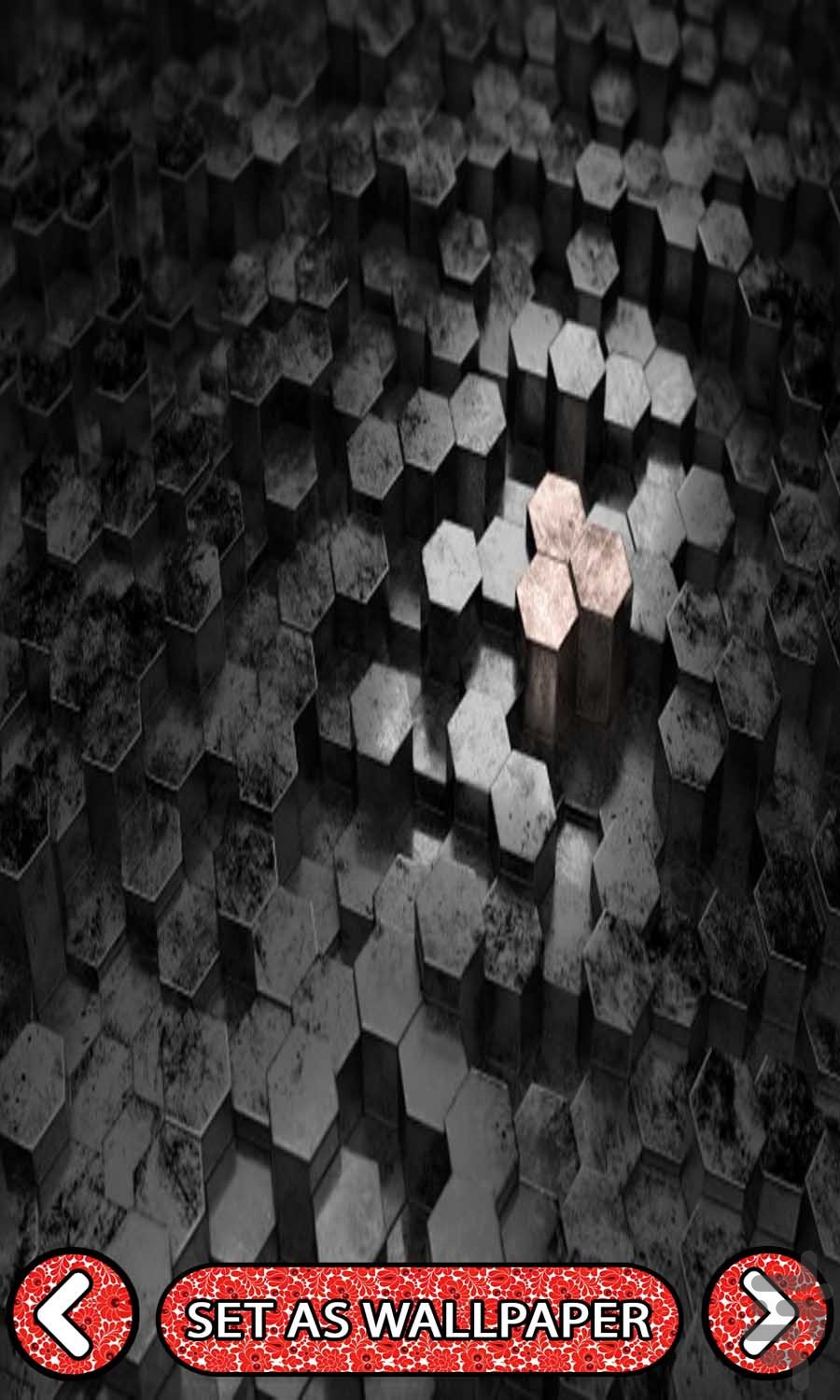 پس زمینه گوشی سه بعدی