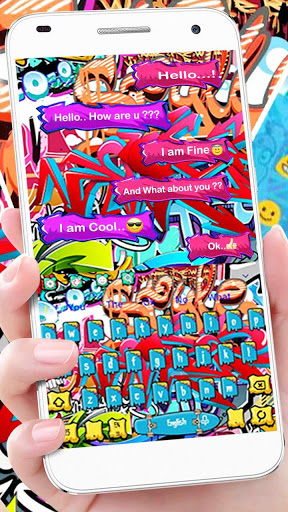 Colorful Graffiti Keyboard Theme For Android Download Cafe Bazaar