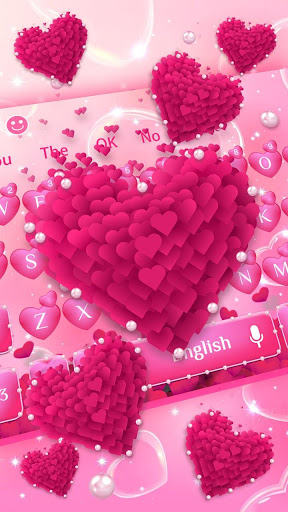 pink love heart keyboard for android download cafe bazaar pink love heart keyboard for android