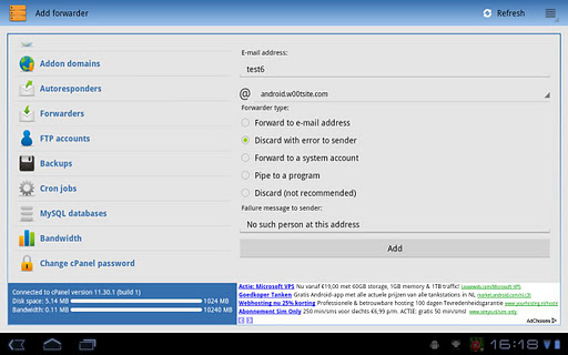 برنامه Control Panel for cPanel - دانلود | کافه بازار