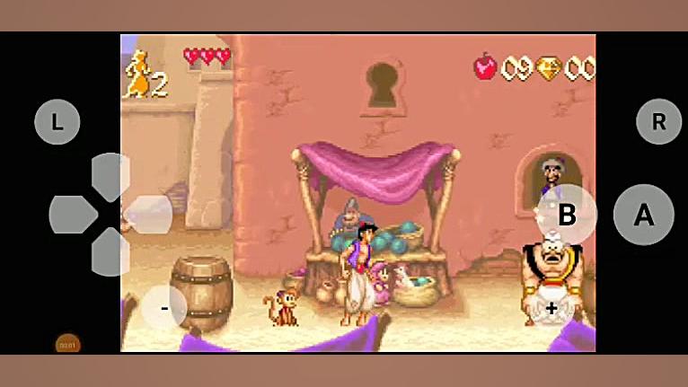 Aladdin アラジン　GBA Aladdin - review | GBA Gameboy Advance SP (IPS v2 display