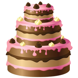 شیرینی و کیک با میوه