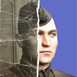 AI Restore old photo quality