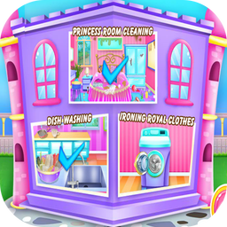 Princess Cleaning the House game