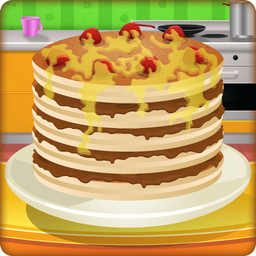 Pancakes Cake Cooking