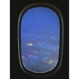 پس زمینه زنده پنجره هواپیما