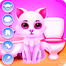 Cute Kitty Caring and Dressup