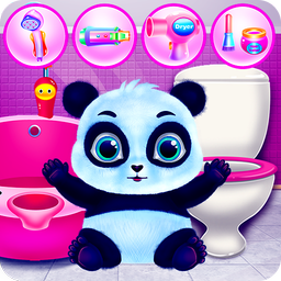 Cute Panda Caring and Dressup