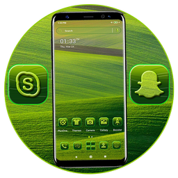 Green Field Launcher Theme