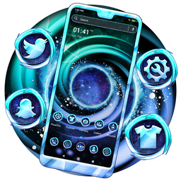 Spiral Nebula Launcher Theme