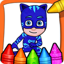 Pj Masks drawing office game