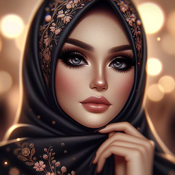 تصویر زمینه دخترانه با حجاب