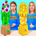 چالش خنده دار پولدار و فقیر