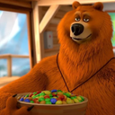 کارتون خرسی و موشهای صحرایی