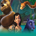 کارتون کتاب جنگل گردش در طبیعت